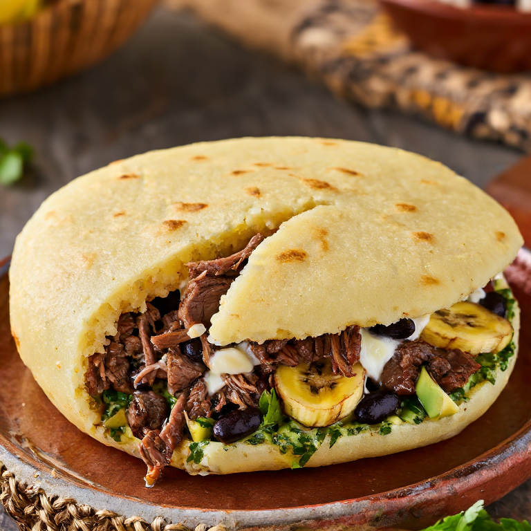 Arepa de Pabellón Criollo