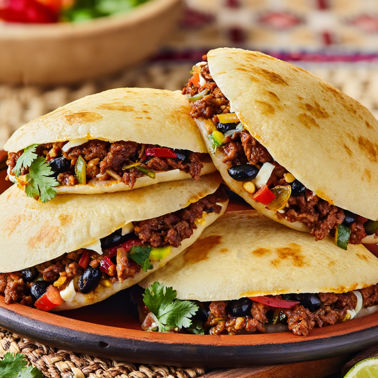 Arepa de Pabellón Criollo al Estilo Palo Negro