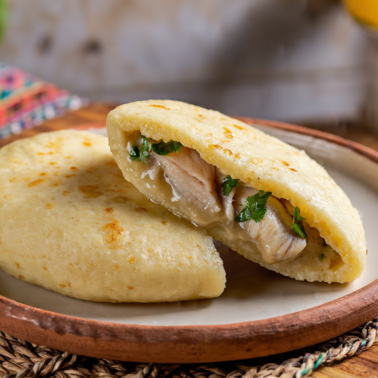 Arepa de Pescado Llanera (Inspirada en la Sopa de Pescado de San Fernando)