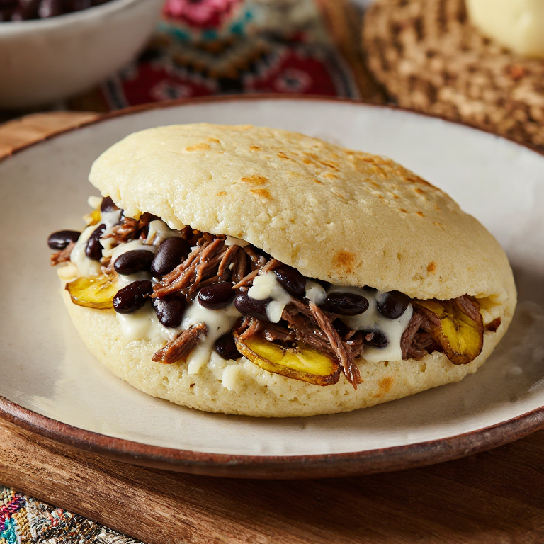 Arepa Pabellón Criollo: La fusión perfecta de Venezuela en un bocado