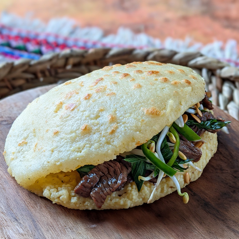 Arepa Pho de Luân Châu