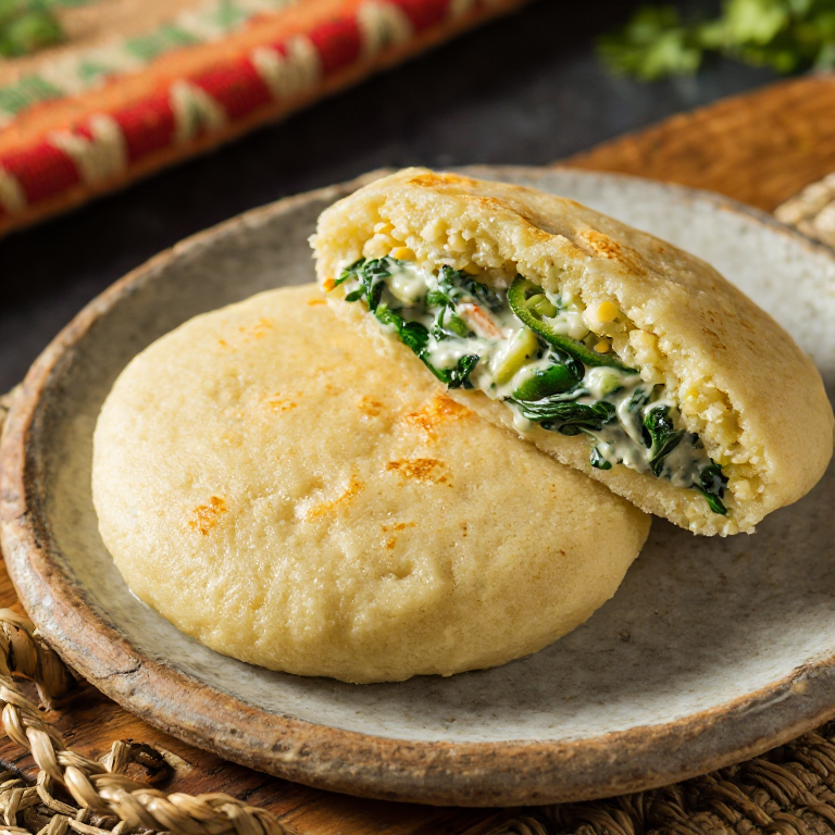 Arepa Callaloo: Fusión Caribeña con Sabor a St. Croix
