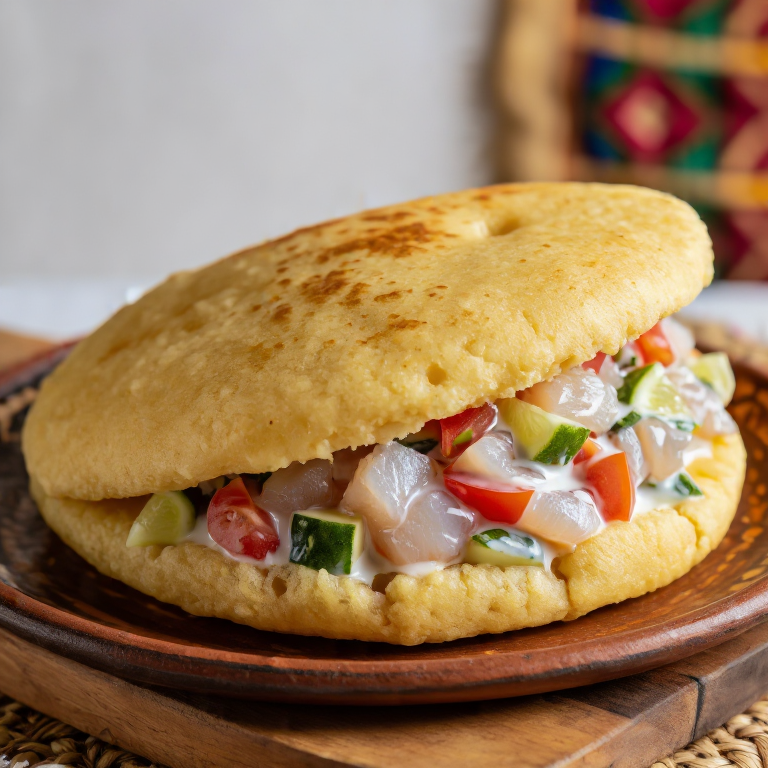 Arepa de Poisson Cru de Wallis y Futuna