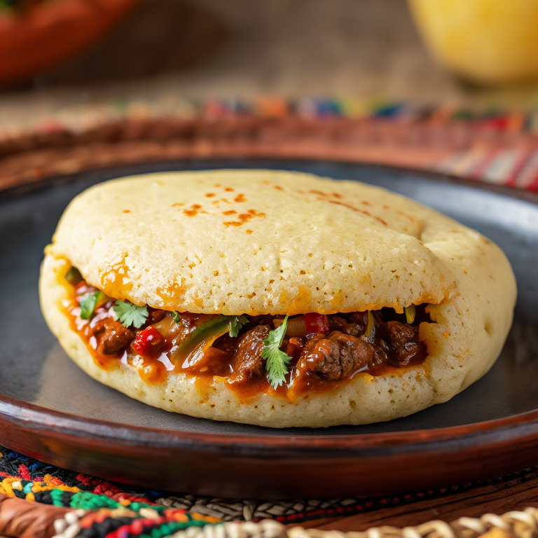 Arepa Zimbabuense de Nyama (Estofado de Res)